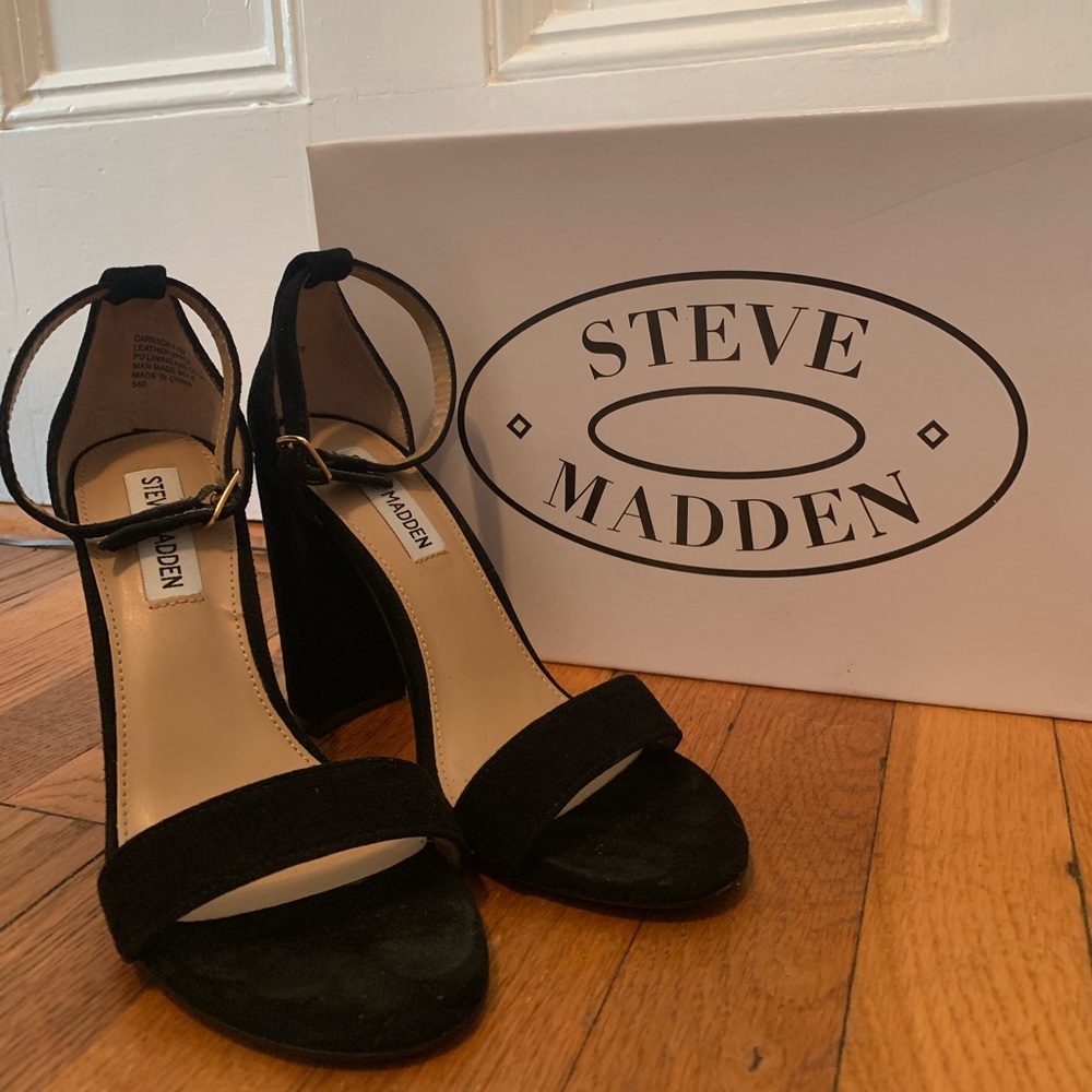 Steve Madden black heels